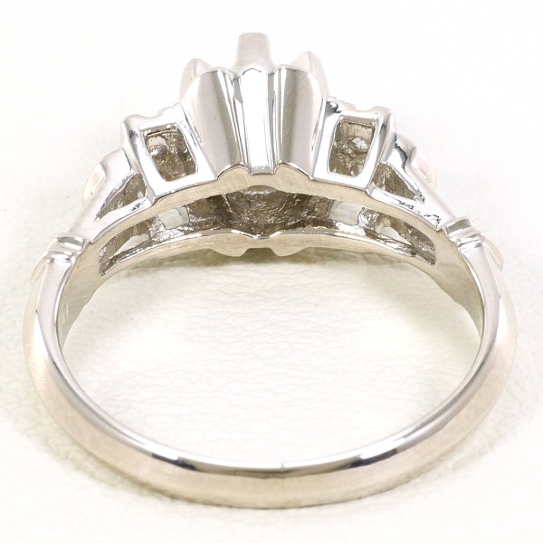 PT900 プラチナ リング 指輪 8.5号 ダイヤ 0.08 総重量約5.8g ジュエリー 中古 PT900 プラチナ リング 指輪 8.5号 ダイヤ 0.08 総重量約5.8g ジュエリー 中古