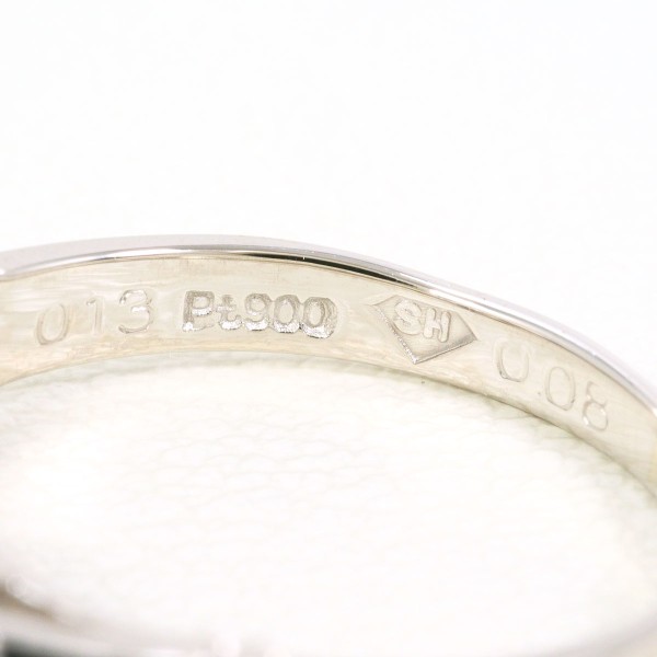 PT900 プラチナ リング 指輪 8.5号 ダイヤ 0.08 総重量約5.8g ジュエリー 中古 PT900 プラチナ リング 指輪 8.5号 ダイヤ 0.08 総重量約5.8g ジュエリー 中古