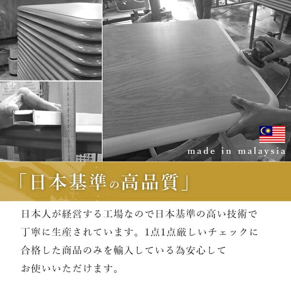 こたつ テーブル 単品 約幅120x奥行80x高さ51cm ミドルタイプ 継脚時56cm ブラウン 木製 継脚付き 高さ調節可 組立品