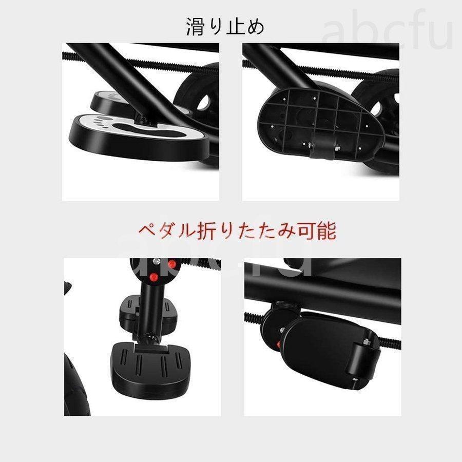 二人乗り三輪車ベビーカー双子用子供用自転車補助棒付き両点シートベルト付き物置くカゴ付き補助棒取り外す能誕生日プレゼントアウトドア