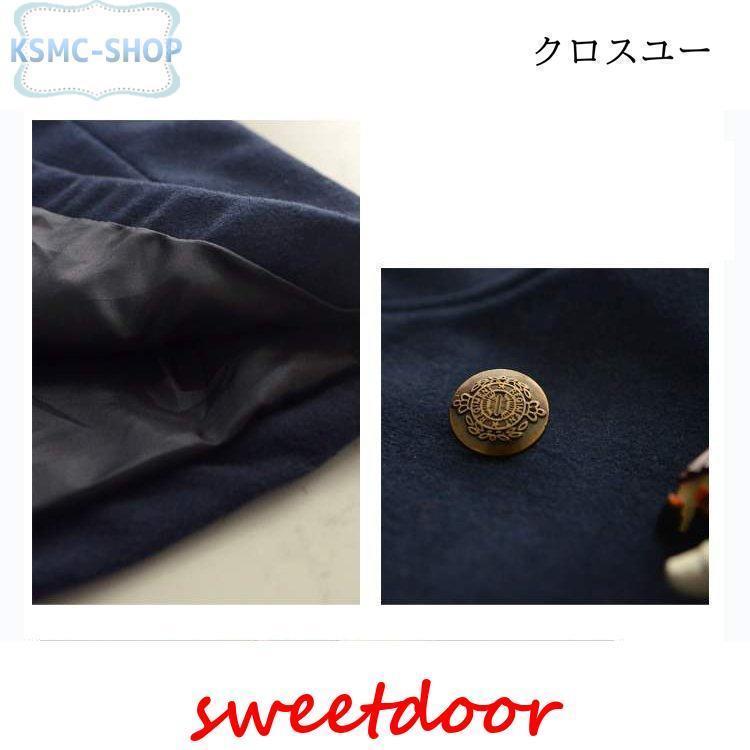 レディース コート アウター ダッフルポンチョケープ 森系 ダッフルコート 冬 フード付き 大きいサイズ 秋冬 通学 女子