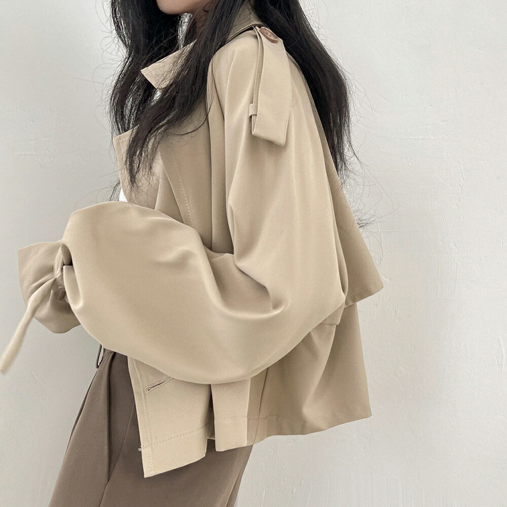 クロップドトレンチコートp288250 レディース 【jk】トレンチコート 長袖 ショート丈 クロップド丈 単色 無地 シンプル ベーシック 襟 えり Vネック ボタン ぼたん フラップ 秋 冬 春 クロップドトレンチコートp288250 レディース 【jk】トレンチコート 長袖 ショート丈 クロップド丈 単色 無地 シンプル ベーシック 襟 えり Vネック ボタン ぼたん フラップ 秋 冬 春