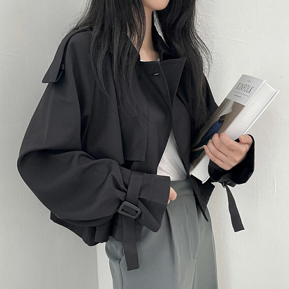 クロップドトレンチコートp288250 レディース 【jk】トレンチコート 長袖 ショート丈 クロップド丈 単色 無地 シンプル ベーシック 襟 えり Vネック ボタン ぼたん フラップ 秋 冬 春 クロップドトレンチコートp288250 レディース 【jk】トレンチコート 長袖 ショート丈 クロップド丈 単色 無地 シンプル ベーシック 襟 えり Vネック ボタン ぼたん フラップ 秋 冬 春