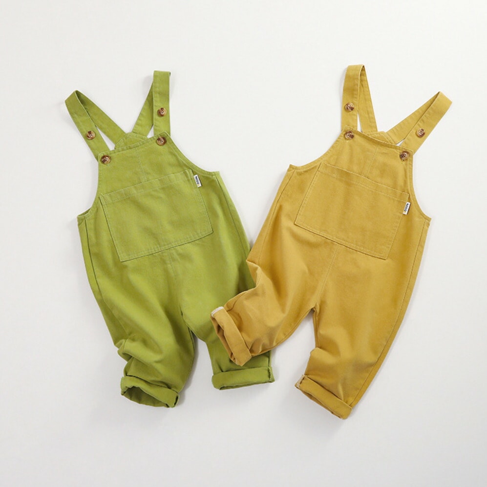 オーバーオール 子供服 サロペット 女子 男子 キッズ ベビー オールインワン シンプル パンツ 長ズボン 黄色 イエロー 緑色 グリーン ベージュ 80cm 85cm 90cm 95cm 100cm オーバーオール 子供服 サロペット 女子 男子 キッズ ベビー オールインワン シンプル パンツ 長ズボン 黄色 イエロー 緑色 グリーン ベージュ 80cm 85cm 90cm 95cm 100cm