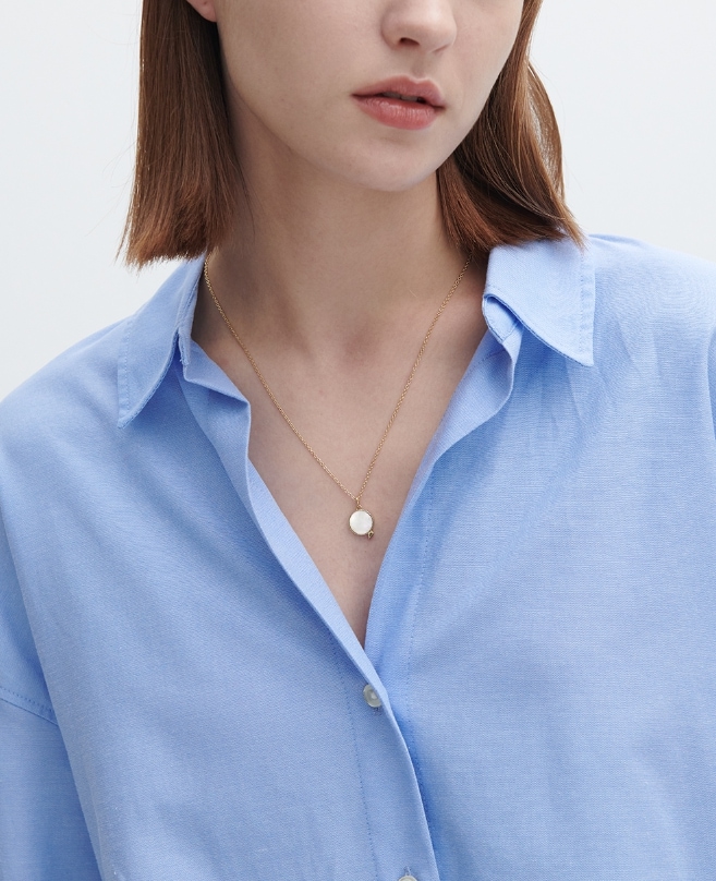 【HYERES LOR】23FW★ Penidor Flat Silver (Y) Necklace HYERES LOR] Penidor Flat Silver (Y) Necklace ネックレス