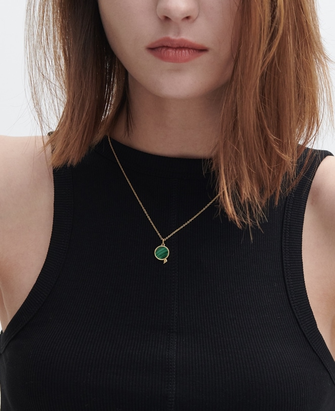 【HYERES LOR】23FW★ Penidor Flat Silver (Y) Necklace Designer fashion, Seoul-fully created | W Concept