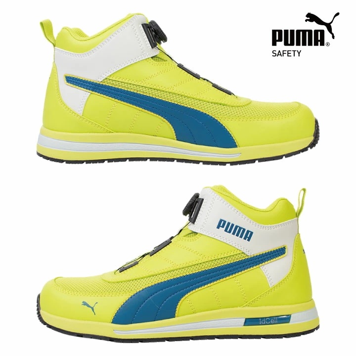 PUMA セーフティシューズ ダイヤル式 ミッドカット 樹脂先芯 スイッチバックディスクミッド 安全靴 作業靴 スポーティ おしゃれ かっこいい /yn-63-2130 PUMA セーフティシューズ ダイヤル式 ミッドカット 樹脂先芯 スイッチバックディスクミッド 安全靴 作業靴 スポーティ おしゃれ かっこいい /yn-63-2130