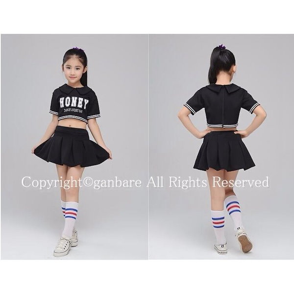 Qoo10] 髪飾りと靴下贈り キッズダンス チアダン