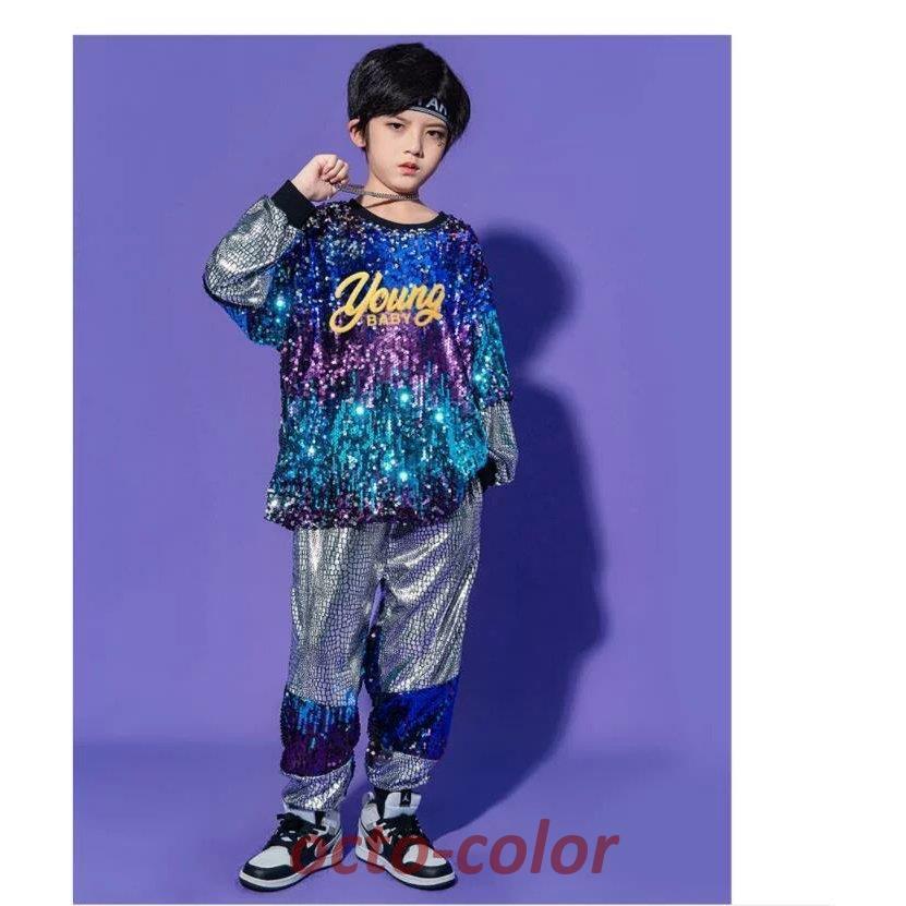 派手 キッズダンス ダンス衣装 ヒップホップ ダンス 衣装 セットアップ キッズ ダンス ダンス衣装 セットアップ 男の子 ガールズ 原宿系 パンツ トップ