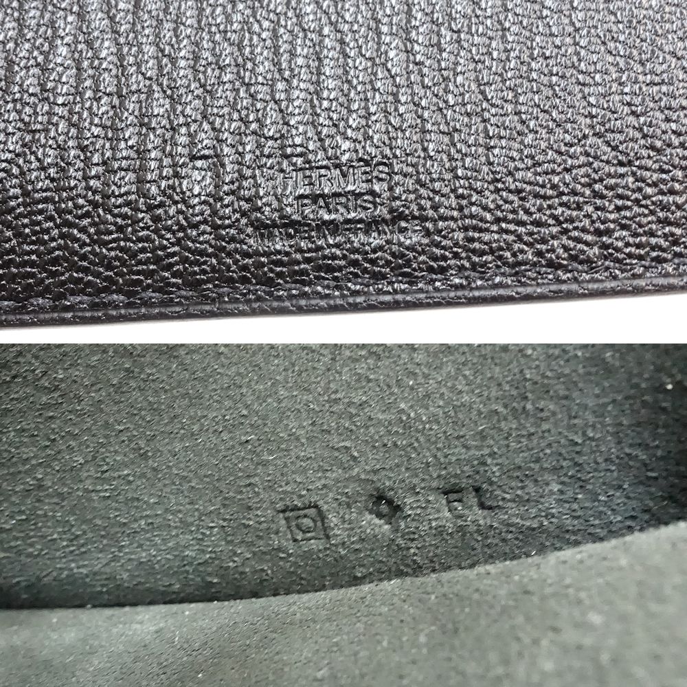 ターマックPM パスポートケース O刻印 シェーブル ミゾール ノワール/181470【中古】