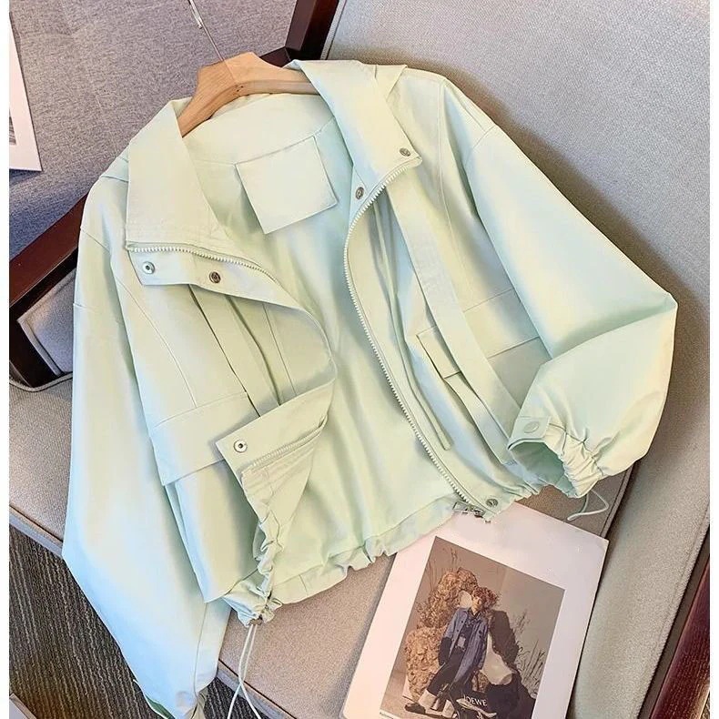 ショート丈 フード付きアウター 新作 レディース ゆったり 百掛け ジャケット トップス カジュアル 薄手 パーカー コート 上着 ショート丈 フード付きアウター 新作 レディース ゆったり 百掛け ジャケット トップス カジュアル 薄手 パーカー コート 上着