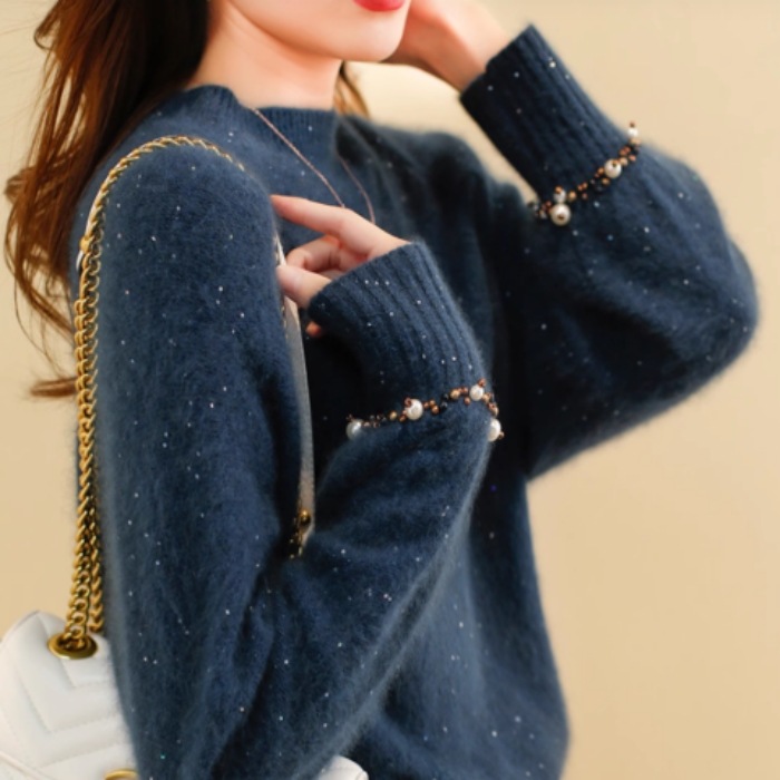 レディース トップス ニット セーター プルオーバー 長袖 ラウンドネック ふわふわ ふっくら 伸縮性 ビーズ かわいい 大人可愛い きれいめ シンプル カジュアル 上品 おしゃれ かっこいい レトロ レディース トップス ニット セーター プルオーバー 長袖 ラウンドネック ふわふわ ふっくら 伸縮性 ビーズ かわいい 大人可愛い きれいめ シンプル カジュアル 上品 おしゃれ かっこいい レトロ