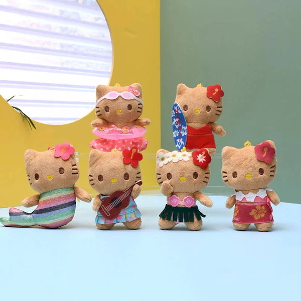 ハローキティ　キティちゃん　キティ　ぬいぐるみ　１点 Qoo10] 新品[輸送費不要]キティ キーホルダー