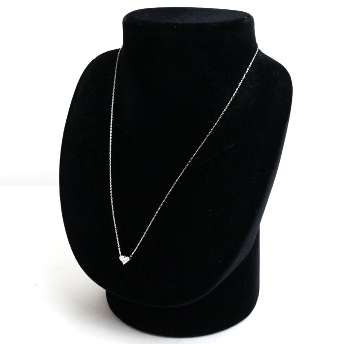 STAR JEWELRY スタージュエリー Pt850プラチナ ミステリアスハート ネックレス ダイヤモンド0.28ct 2.5g 42cm レディース 中古 美品 STAR JEWELRY スタージュエリー Pt850プラチナ ミステリアスハート ネックレス ダイヤモンド0.28ct 2.5g 42cm レディース 中古 美品