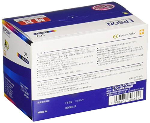エプソン 純正 インクカートリッジ ソリ SOR-6CL 6色パック エプソン 純正 インクカートリッジ ソリ SOR-6CL 6色パック