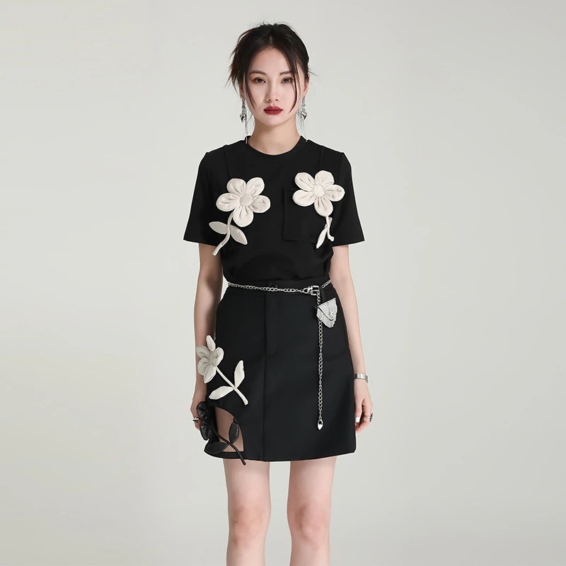 【人気商品超目玉】フレアスカートドッキング 花柄 Aライン ショートスカート ハーフスカート 【シャツも店で販売してる】 母の日