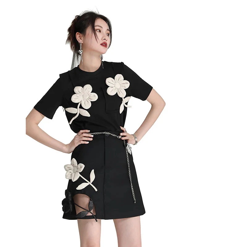 【人気商品超目玉】フレアスカートドッキング 花柄 Aライン ショートスカート ハーフスカート 【シャツも店で販売してる】 母の日