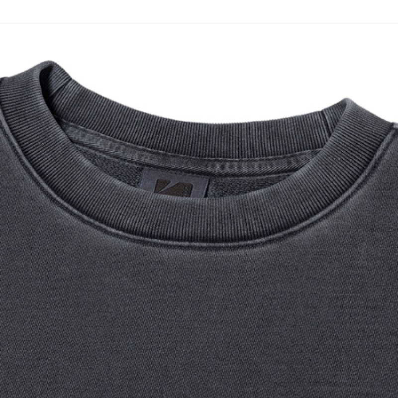 コダックアパレルカメラクラブピグメントスウェットシャツチャコール