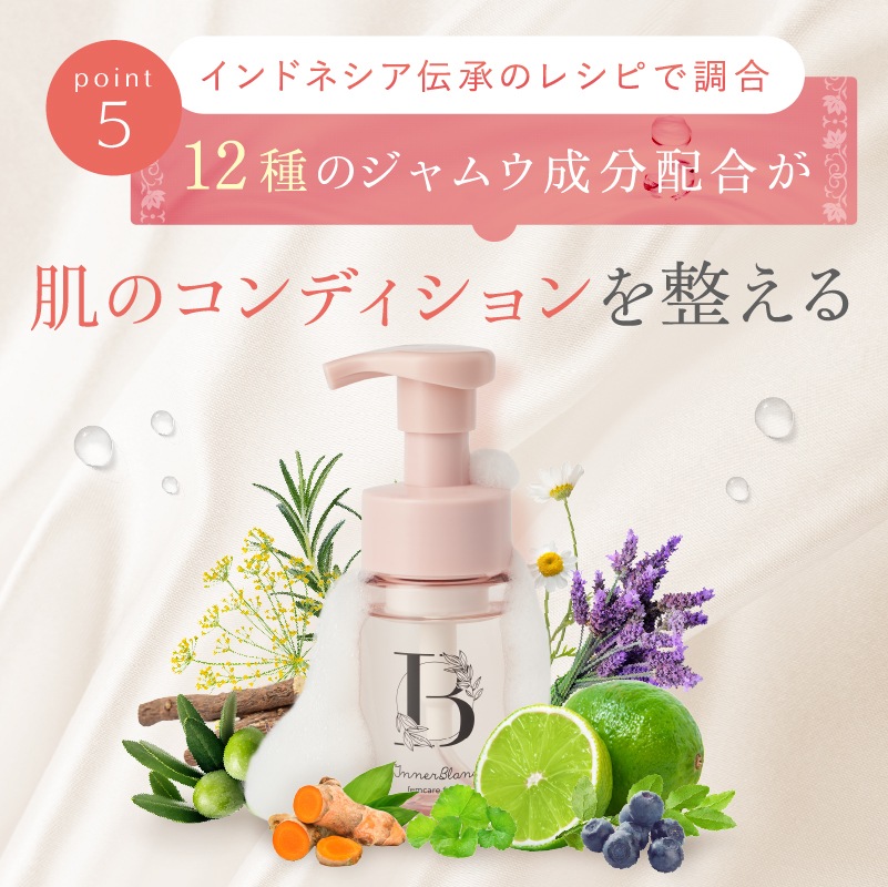 フェムケアフォーム 100mL 約1カ月分［ デリケートゾーンソープ VIO 乾燥 くすみ ニオイ ］