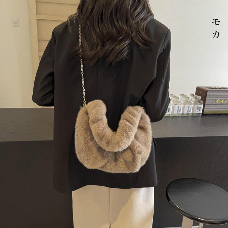 【期間限定】2WAY チェーン ショルダー ハンドバッグ エコファー ふわふわ デート 2024秋冬新作【akb409-030】【予約販売:15-20日】宅込 【期間限定】2WAY チェーン ショルダー ハンドバッグ エコファー ふわふわ デート 2024秋冬新作【akb409-030】【予約販売:15-20日】宅込