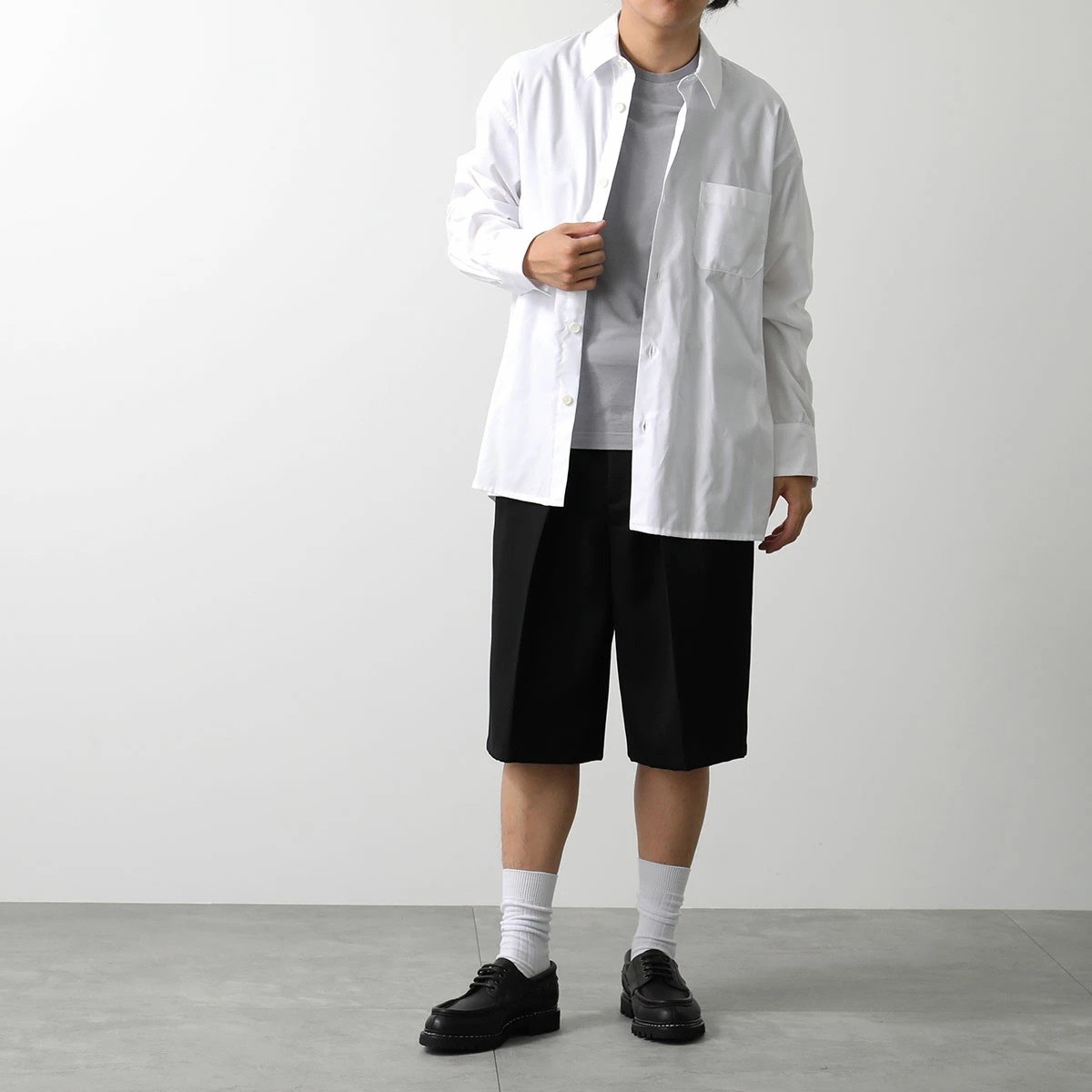 Paraboot パラブーツ モカシンシューズ CHIMEY シメイ 200817 メンズ レースアップ レザー 靴 NOIR