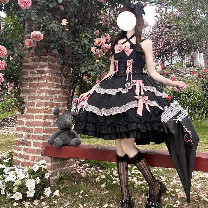 【新作登場】大人気アメリカンハロウィン 2025 ロリータOP ワンピース メイド服 かわいい 洋装コスプレ レディース