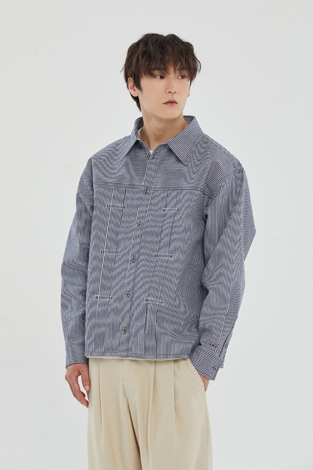 ROMANTIC CROWN】 RIVET DENIM TRUCKER JACKET デニムジャケット