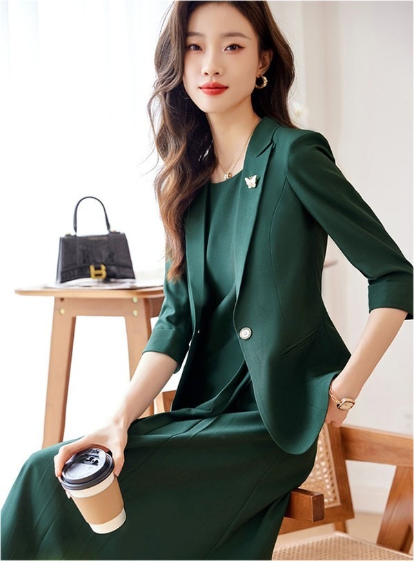 スカートスーツ レディース 大きいサイズ フォーマル 通勤 事務服 就職