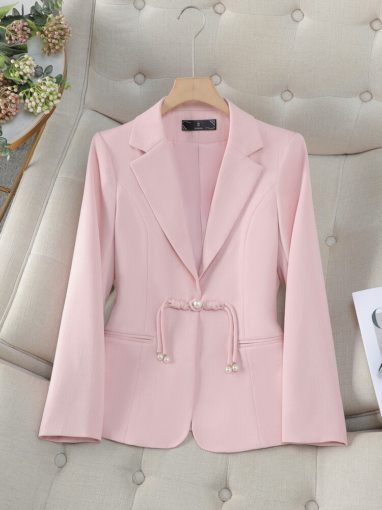 小西装外套 女 新作 春秋 シンプル 高級感 気質 レディース ファッション