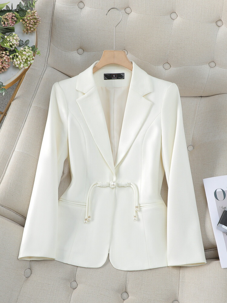 小西装外套 女 新作 春秋 シンプル 高級感 気質 レディース ファッション