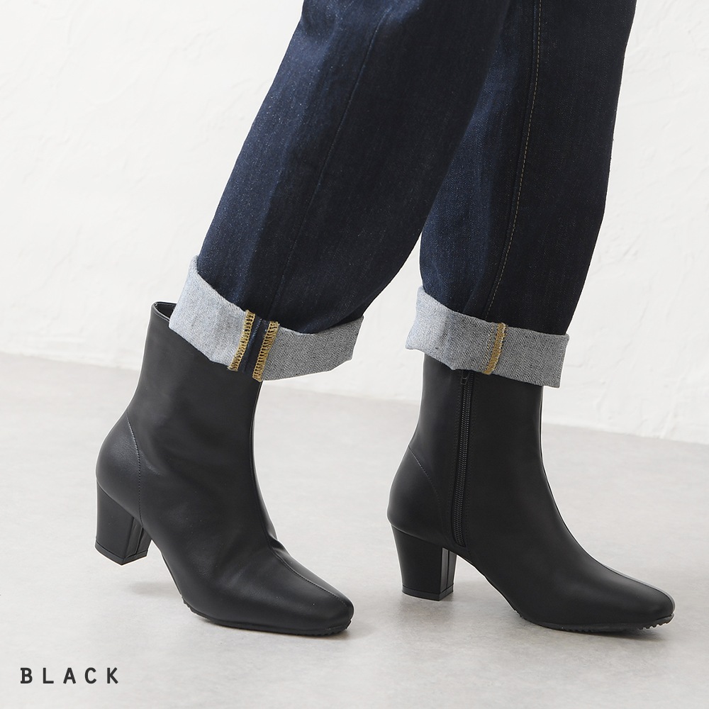 ショートブーツ レディース サイドジップ ヒール チャンキーヒール 太ヒール スクエアトゥ 歩きやすい 疲れない 軽い 滑らない 履きやすい おしゃれ きれいめ 防滑 防寒 裏起毛 暖かい黒 冬 ショートブーツ レディース サイドジップ ヒール チャンキーヒール 太ヒール スクエアトゥ 歩きやすい 疲れない 軽い 滑らない 履きやすい おしゃれ きれいめ 防滑 防寒 裏起毛 暖かい黒 冬