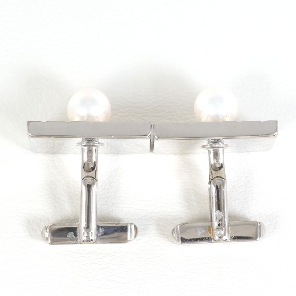 K14 14金 WG ホワイトゴールド カフス パール(真珠) ジュエリー 中古 K14 14金 WG ホワイトゴールド カフス パール(真珠) ジュエリー 中古