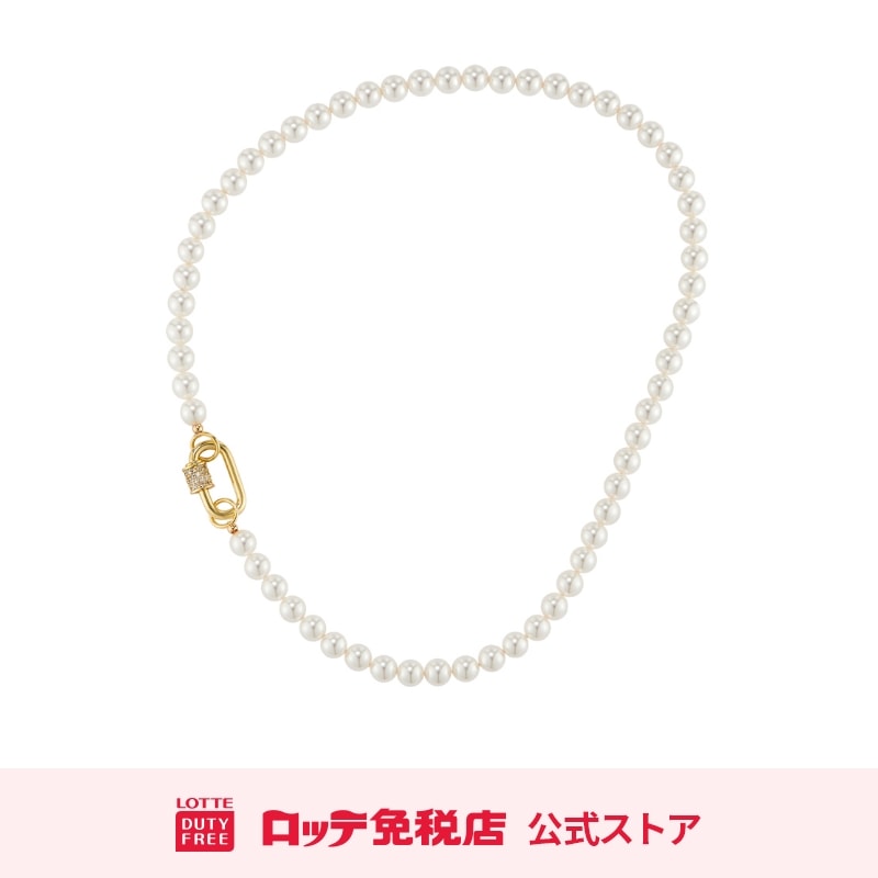 [タチアナ] クラシックパールポイントロックネックレス(42cm)