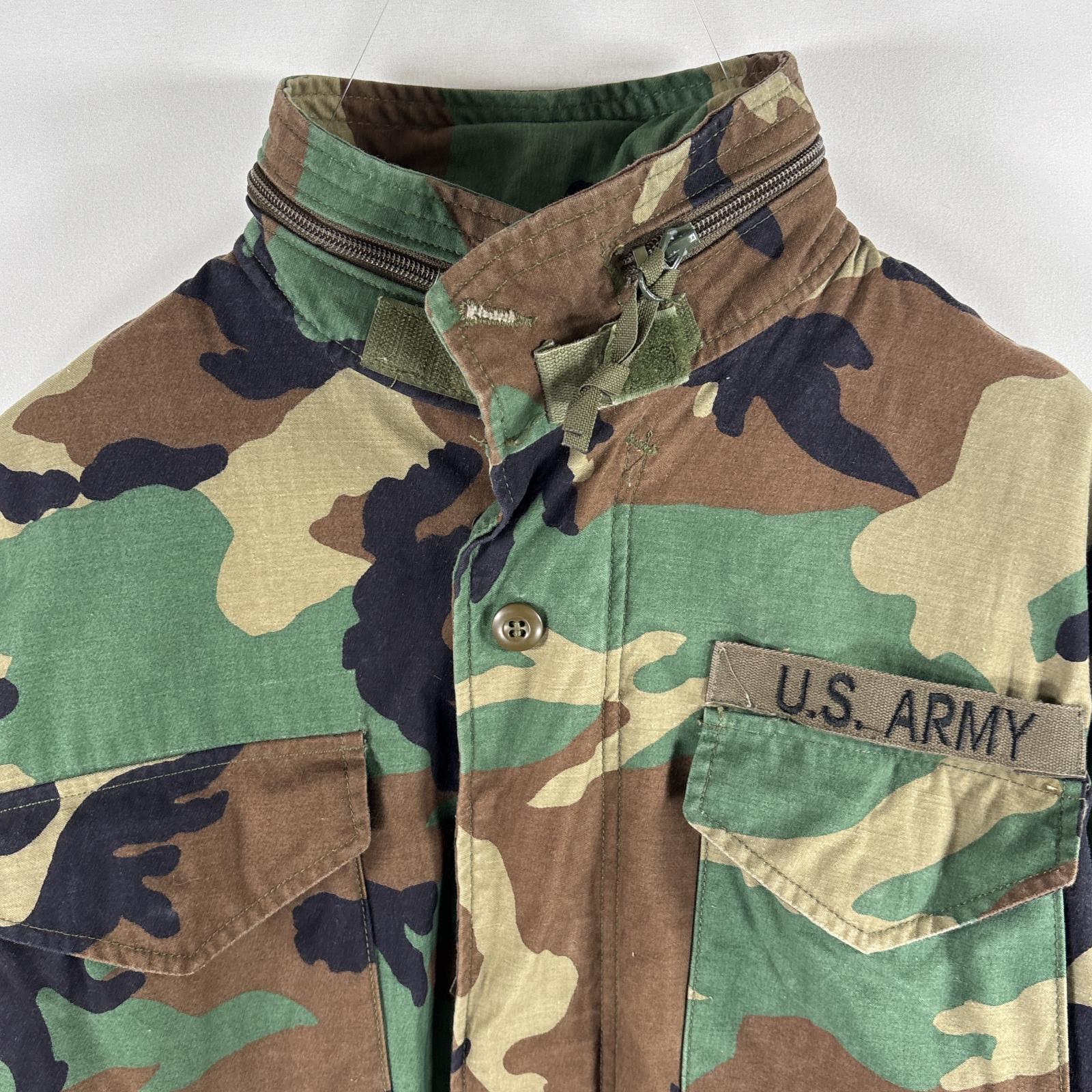 古着 ミリタリージャケット M65 フィールドジャケット ウッドランドカモフラ 米軍実物 MEDIUM SHORT グリーン メンズ 古着 ミリタリージャケット M65 フィールドジャケット ウッドランドカモフラ 米軍実物 MEDIUM SHORT グリーン メンズ