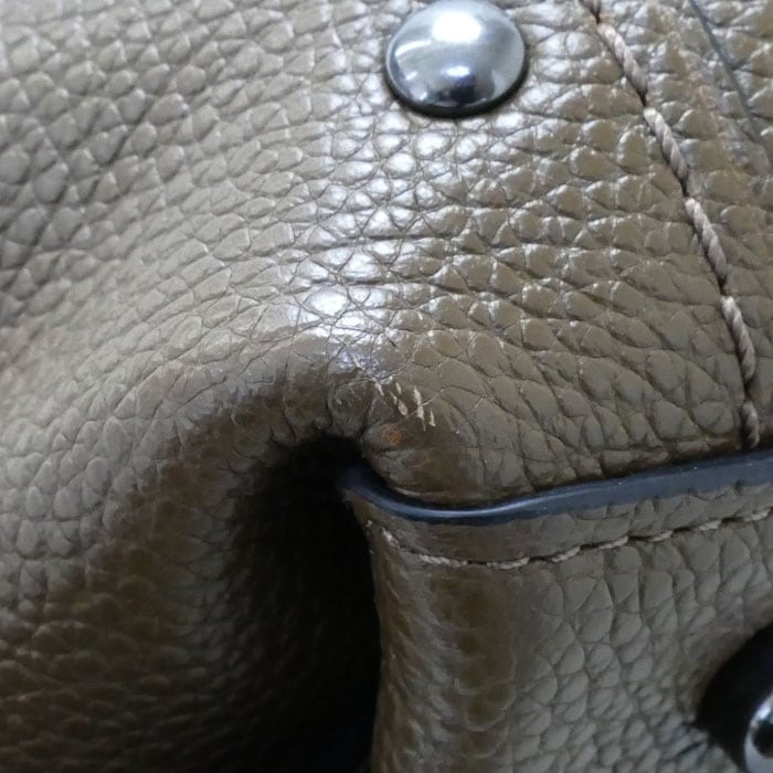 COACH コーチ ウェスタン リベット イーディー ショルダーバッグ ブラウン 57660 レディース 中古