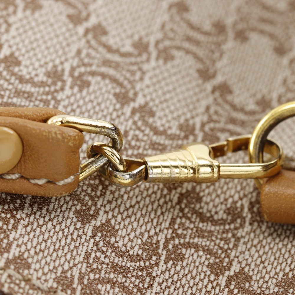 オールドセリーヌ マカダム 2WAYクラッチ ショルダーバッグ PVC レザー ベージュ レディース 中古品 オールドセリーヌ マカダム 2WAYクラッチ ショルダーバッグ PVC レザー ベージュ レディース 中古品