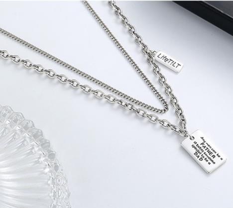 ネックレス S925純銀　ins　鎖骨ネックレス　S925Necklace