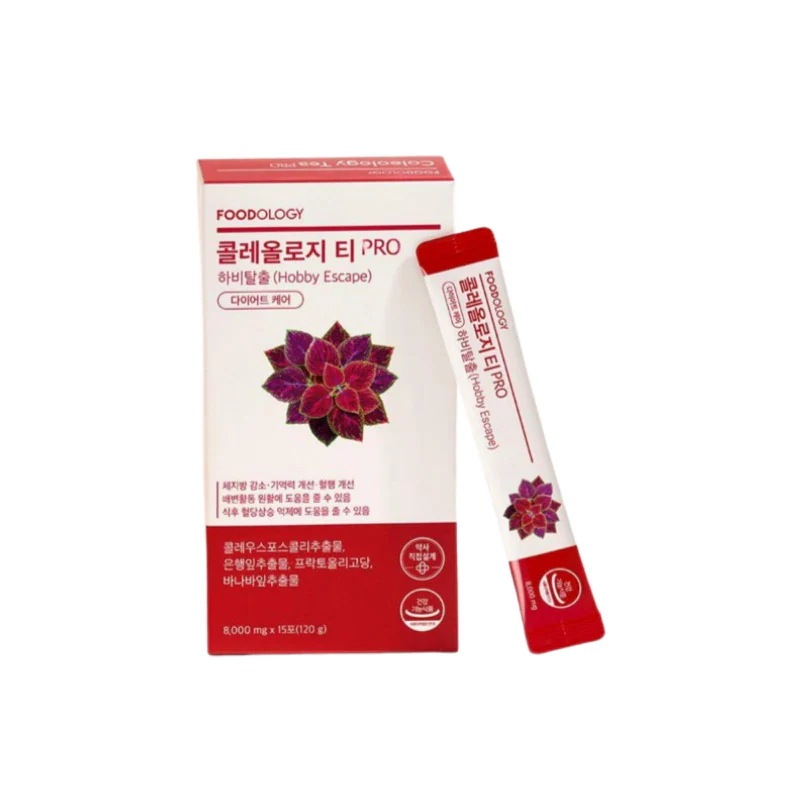 [15日ダイエット] コレオロジー 600mgx30錠 + コレオロジーティーPROハービー脱出 8,000mg X 15包