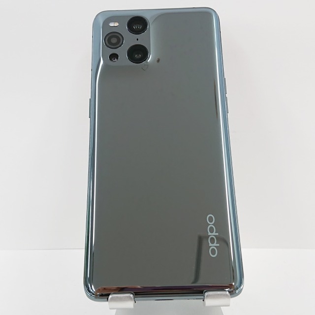 OPPO Find X3 Pro OPG03 au グロスブラック 本体 n09432 【中古】