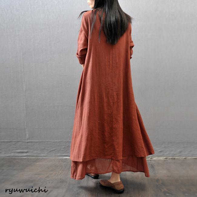 ワン tシャツワン シンプル マキシワン ヌケ感 夏新作 綿麻 ロング フレア UVカット 大 ワン tシャツワン シンプル マキシワン ヌケ感 夏新作 綿麻 ロング フレア UVカット 大