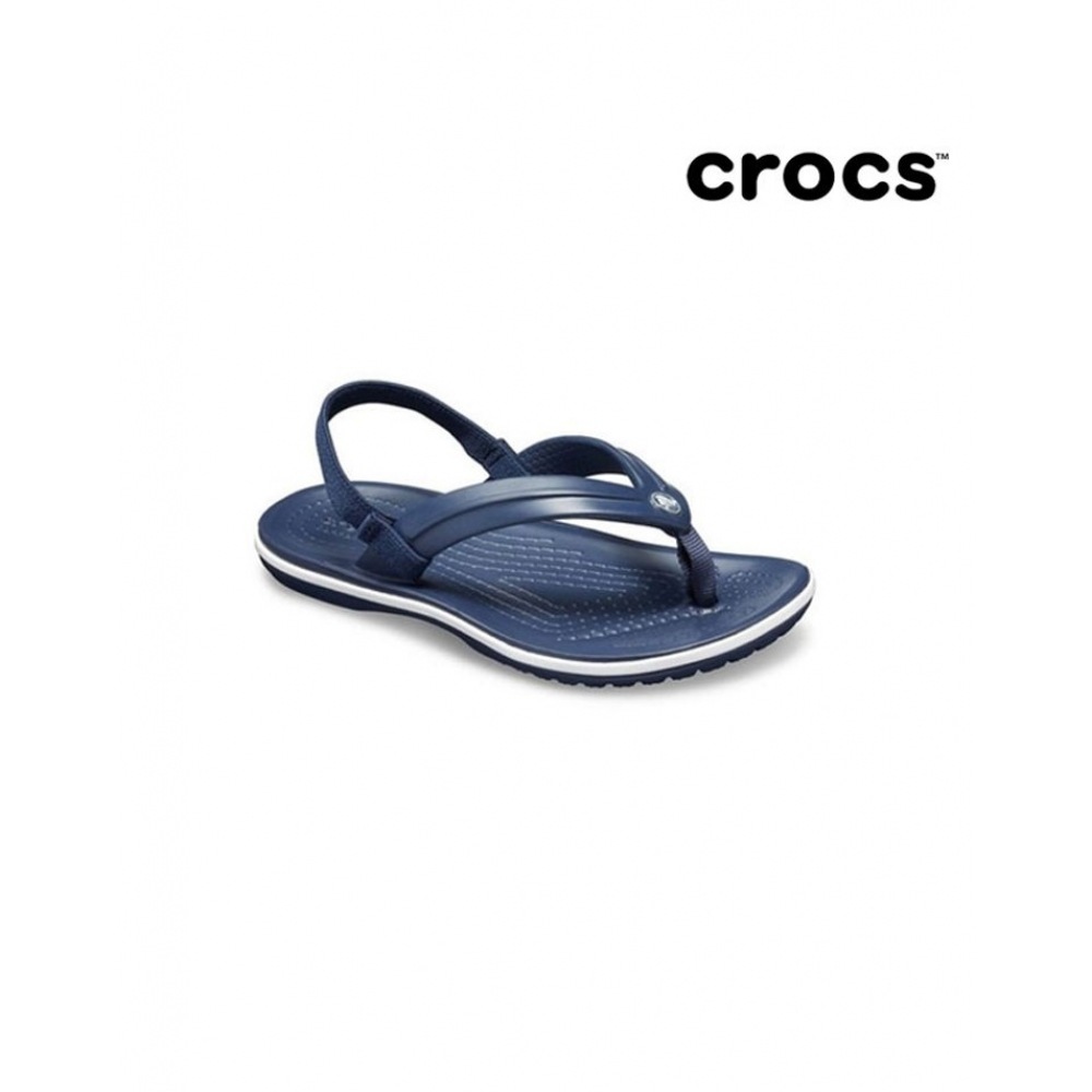 クロックスキッズクロックバンドストラップフリップネイビー 205777-410