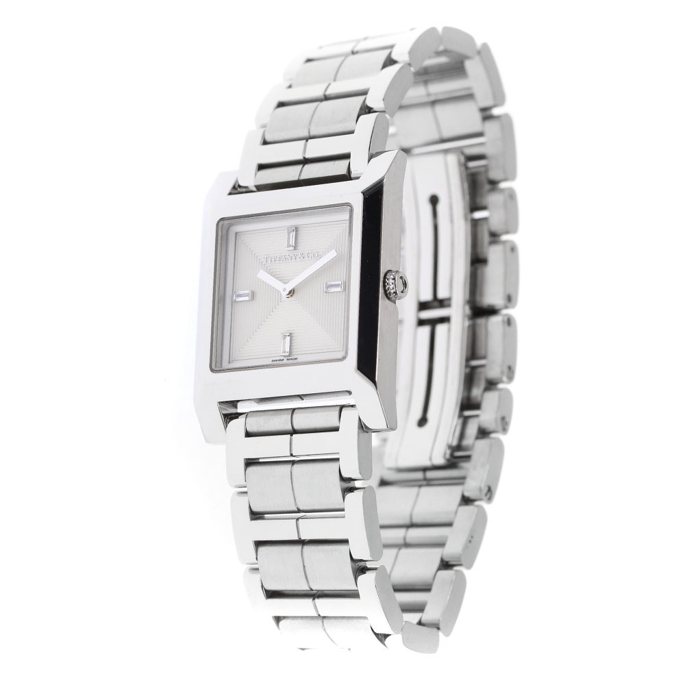 ティファニー TIFFANY&Co. 67460413 1837 メイカーズ22mm スクエアウォッチ クォーツ レディース 良品 _900131【中古】 ティファニー TIFFANY&Co. 67460413 1837 メイカーズ22mm スクエアウォッチ クォーツ レディース 良品 _900131【中古】