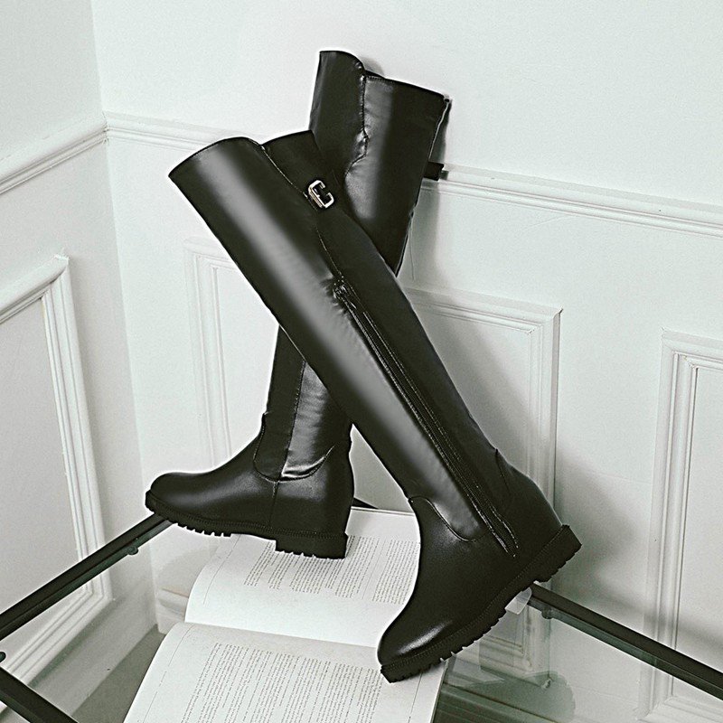 ロングブーツレディースニーハイブーツウェッジソールブーツロングブーツ黒 韓国風 美脚 ロングブーツ ロングブーツレディースニーハイブーツウェッジソールブーツロングブーツ黒 韓国風 美脚 ロングブーツ