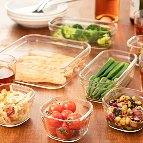 限定カラー 耐熱ガラス 保存容器 グレー 7個セット 限定カラー 耐熱ガラス 保存容器 グレー 7個セット