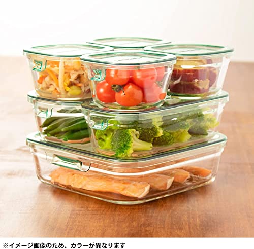 限定カラー 耐熱ガラス 保存容器 グレー 7個セット 限定カラー 耐熱ガラス 保存容器 グレー 7個セット