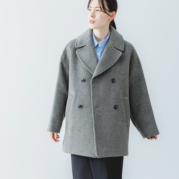 新品✨️定価6.4万　22AW　ティッカ　ショートピーコート　キャメルブラウン TICCA ティッカ ミンク ファー ショート コート tbea-062-kr