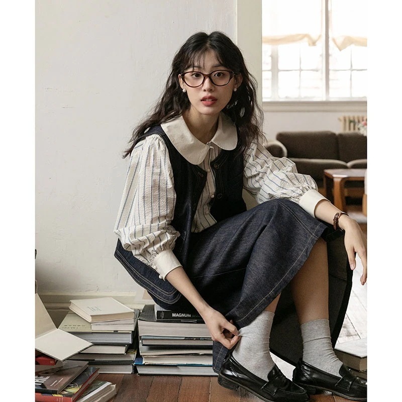 【送.料.無.料】【高.品.質韓国人気品!】【急速出荷】2025初春作高.品.質シャツベストスカートアウタートップス体型カバー着痩せメガ割韓国ファッション 【送.料.無.料】【高.品.質韓国人気品!】【急速出荷】2025初春作高.品.質シャツベストスカートアウタートップス体型カバー着痩せメガ割韓国ファッション