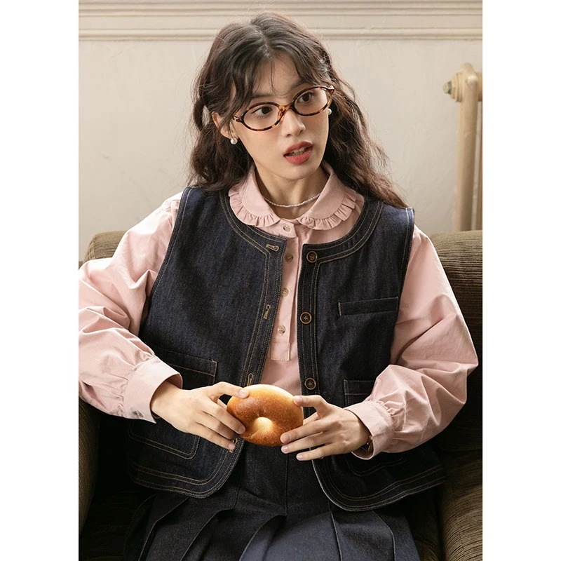 【送.料.無.料】【高.品.質韓国人気品!】【急速出荷】2025初春作高.品.質シャツベストスカートアウタートップス体型カバー着痩せメガ割韓国ファッション 【送.料.無.料】【高.品.質韓国人気品!】【急速出荷】2025初春作高.品.質シャツベストスカートアウタートップス体型カバー着痩せメガ割韓国ファッション