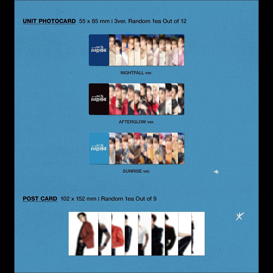 SET] CRAVITY [EVERSHINE] The 7th Mini Album 【公式通販】