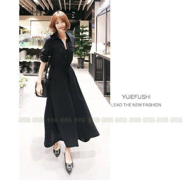 マキシワンピース レディース 春 シャツワンピース ロング丈 黒 ロングシャツワンピース 長袖 ロングワンピース リボン付き ゆったり 体型カバー 大人 30代 40代 マキシワンピース レディース 春 シャツワンピース ロング丈 黒 ロングシャツワンピース 長袖 ロングワンピース リボン付き ゆったり 体型カバー 大人 30代 40代